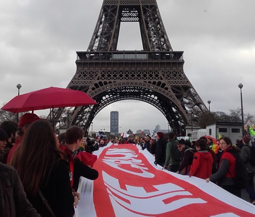 Action under the Eiffel Tower