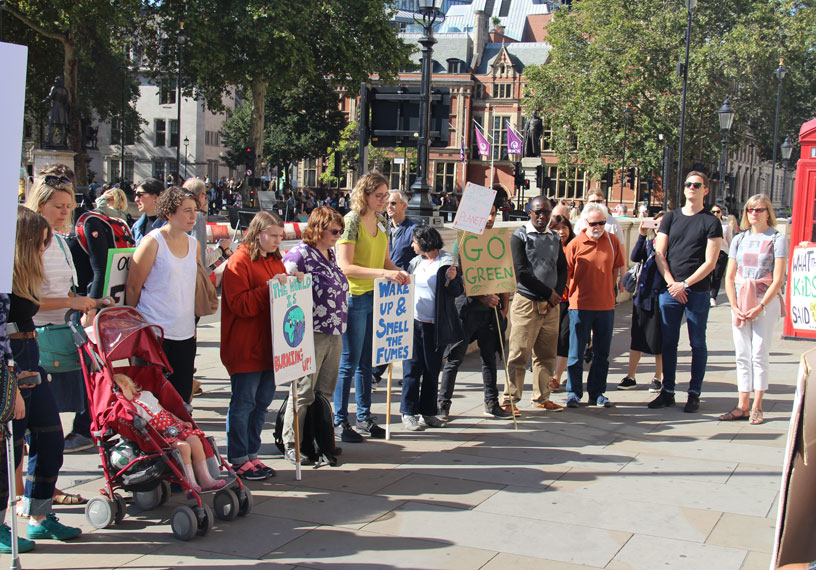 Climate protestors