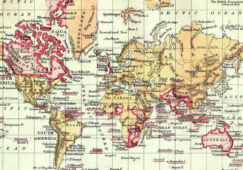 old map of the world