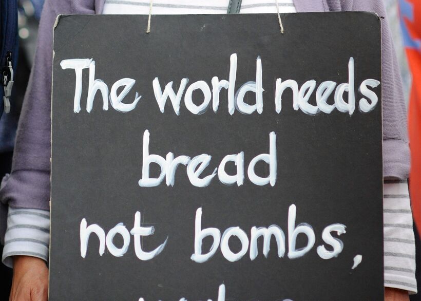 Human security comes from investing in all the things that make us feel secure, such as healthcare, a fair economy, the environment, peacebuilding and diplomacy. Image: Michael Preston for Quakers in Britain