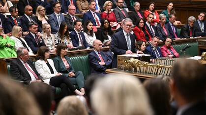 Keir Starmer addresses the House of Commons as Prime Minister