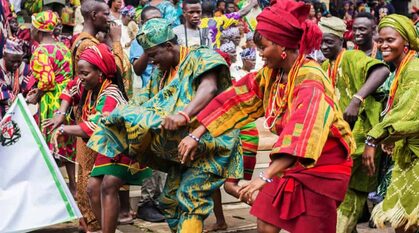Photo of Yoruba dancers